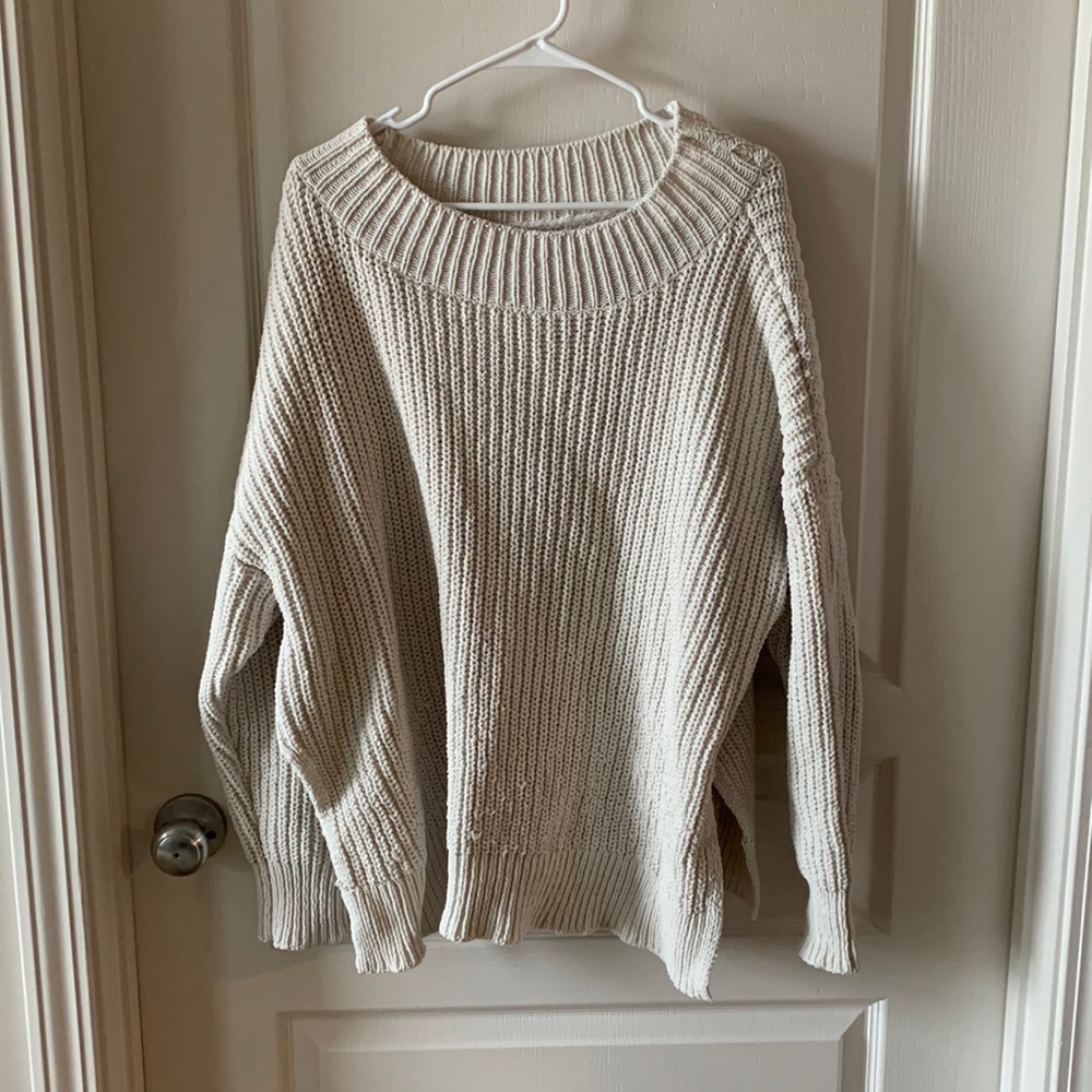 Super soft, white/cream Aerie Sweater